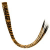 Hairdo Clip-In Animal Print Ginger Tiger - Mecha Lisa Ruiva Estampada 40Cm