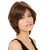 Crown Wigs Amanda Cor Castanho Médio/ Claro/ Louro Escuro - Peruca 25cm