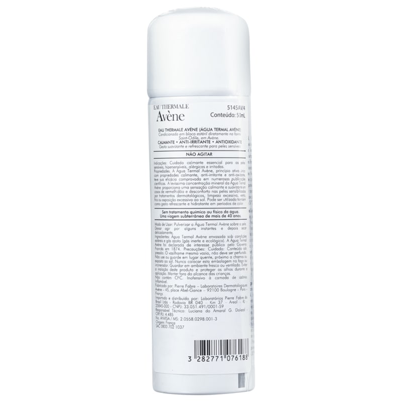 Avène Eau Thermale Apaisant - Água Termal em Spray 50ml