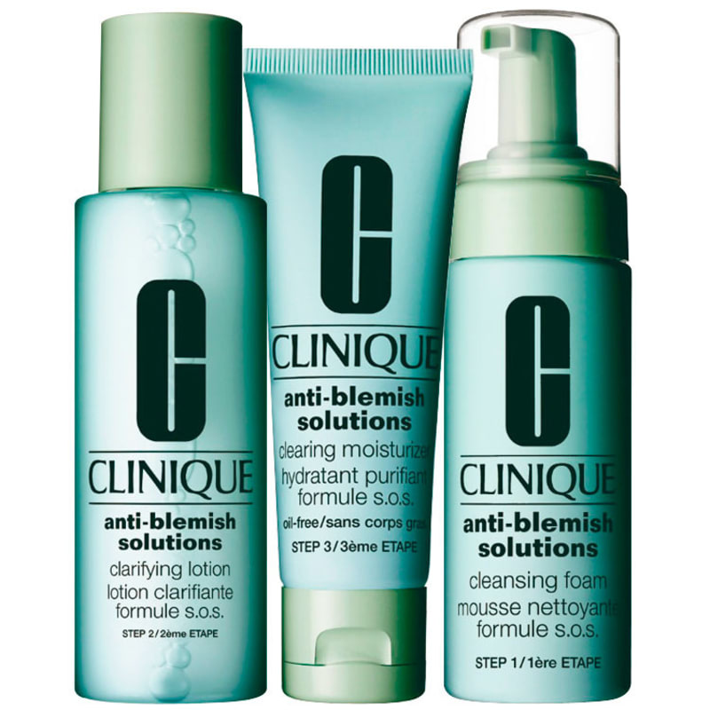 Clinique Anti-Blemish Solutions Kit (3 Produtos)