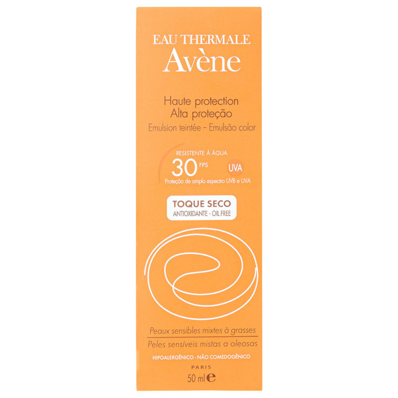 Avène Haute Protection Emulsion Teintée FPS 30 - Protetor Solar Facial em Emulsão 50ml