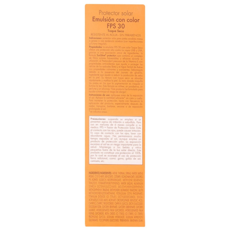 Avène Haute Protection Emulsion Teintée FPS 30 - Protetor Solar Facial em Emulsão 50ml