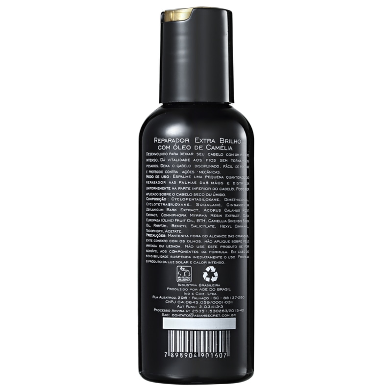 Asian Secret Reparador Extra Brilho - Finalizador 120ml