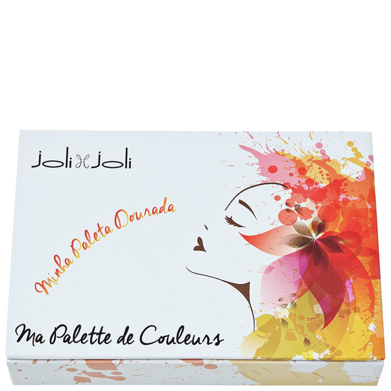 Joli Joli Ma Palette de Couleurs Minha Paleta Dourada GM 11203 - Estojo de Maquiagem