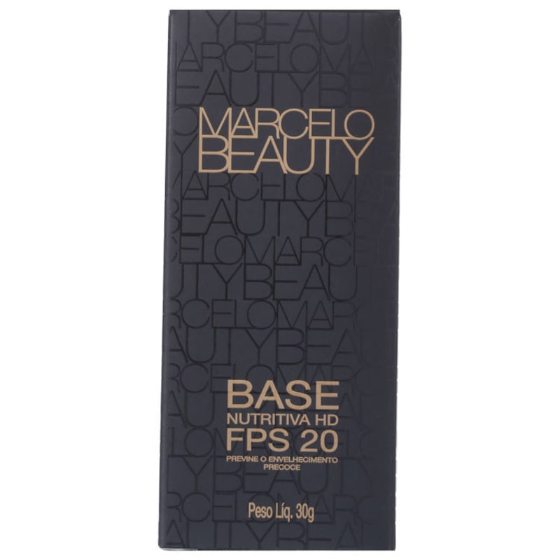 Marcelo Beauty Nutritiva HD FPS 20 Bege Natural - Base Líquida 30ml