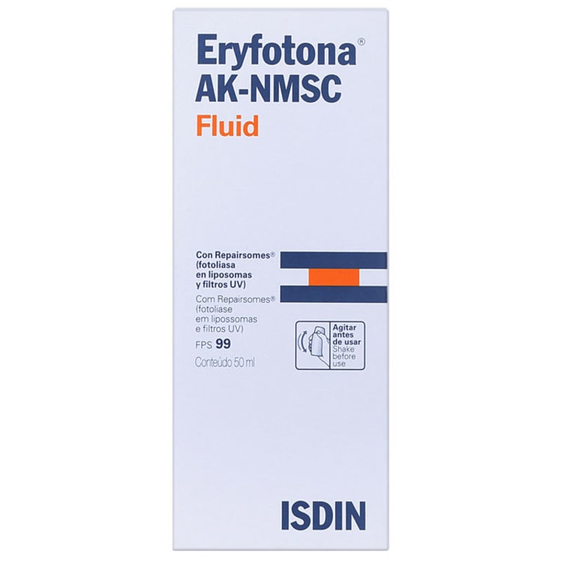 ISDIN Eryfotona AK-NMSC Fluid FPS 99 - Protetor Solar Facial Fluído 50ml