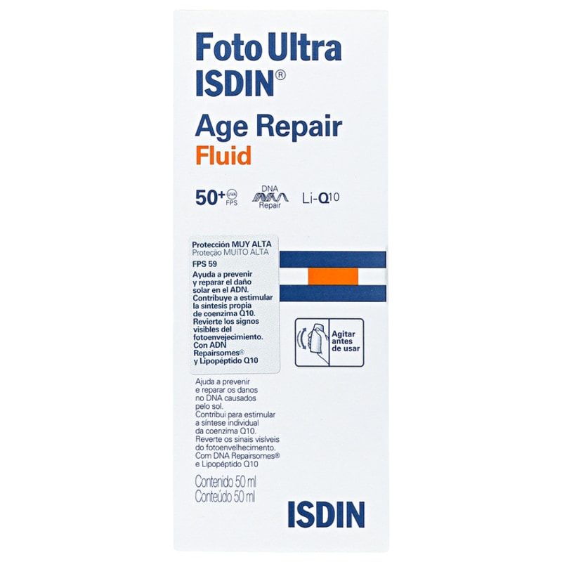 ISDIN Foto Ultra Age Repair FPS 50 - Protetor Solar Facial Fluído 50ml