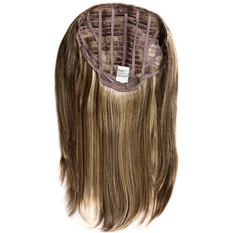 Hairdo Liso em Camadas - Castanho Com Mechas Douradas 48 Cm