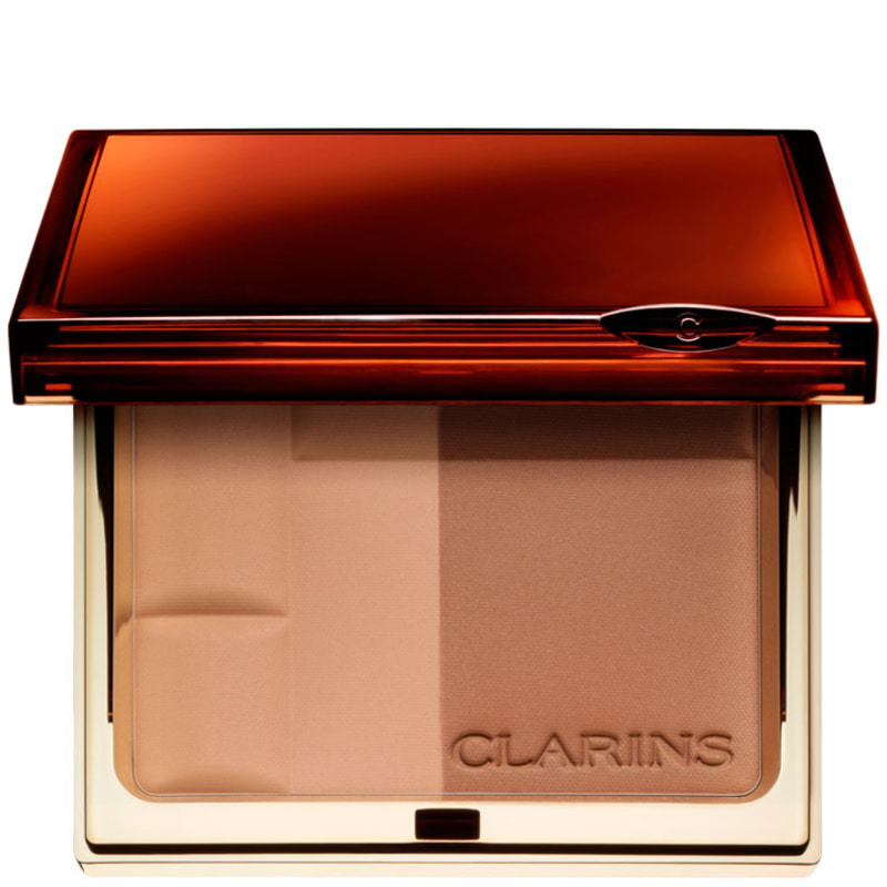 Clarins Bronzing Duo Mineral Powder Compact FPS 15 02 - Bronzer 10g