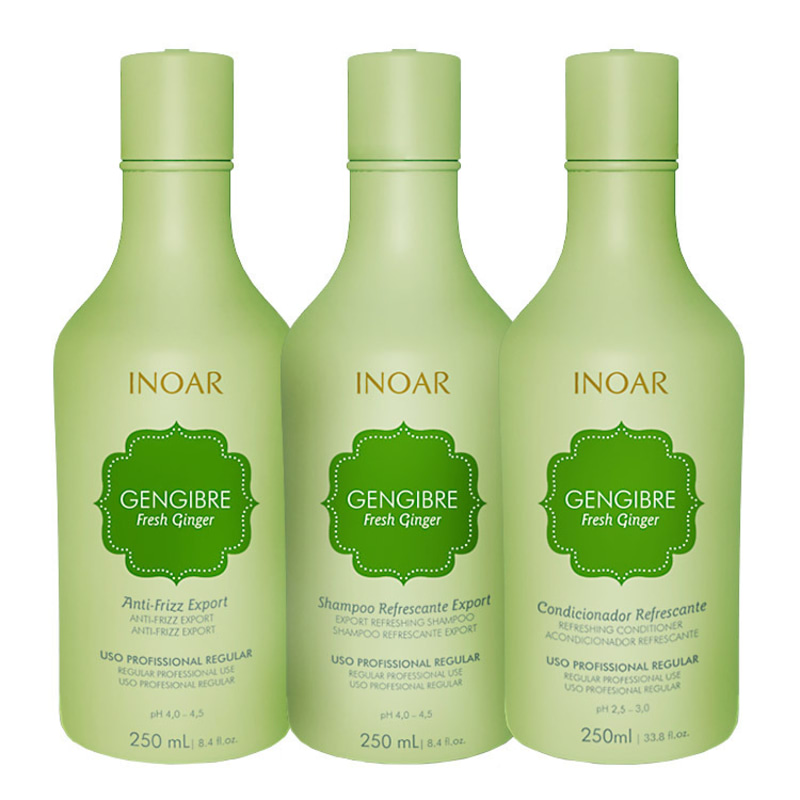 Inoar Gengibre Fresh Ginger Trio Care Kit (3 Produtos)