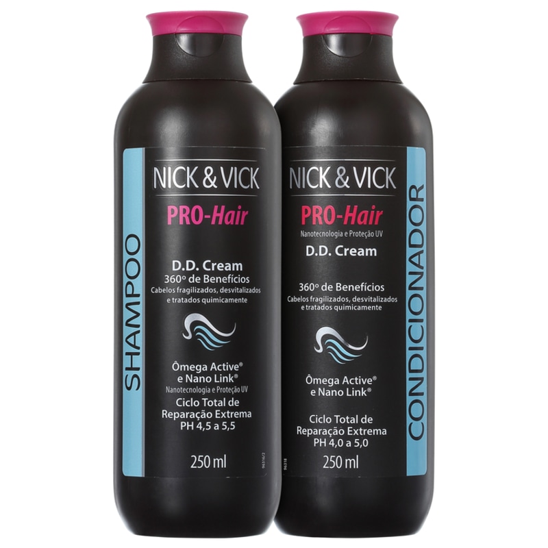 Nick & Vick PRO-Hair D.D. Cream 360º Reparação Completa Kit (2 Produtos)