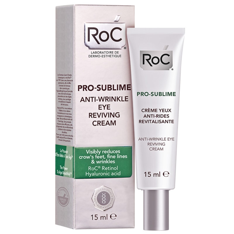 Roc Pro-Sublime Anti-Wrinkle Eye Reviving Cream - Creme para a Área dos Olhos 15ml