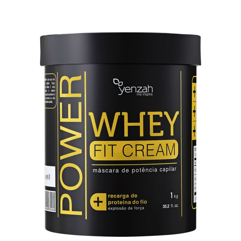 Yenzah Power Whey Fit Cream - Máscara Reconstrutora 1000g