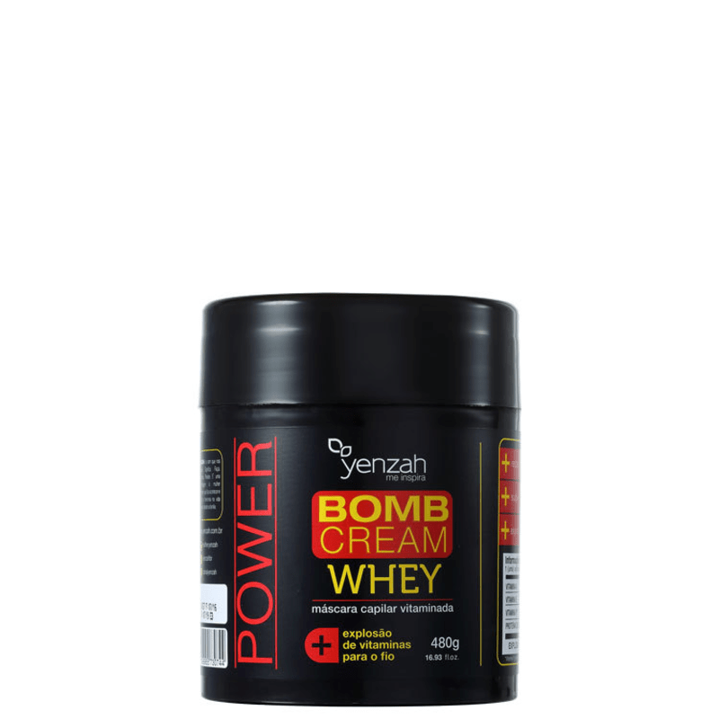 Yenzah Whey Bomb Cream - Máscara de Tratamento 480g