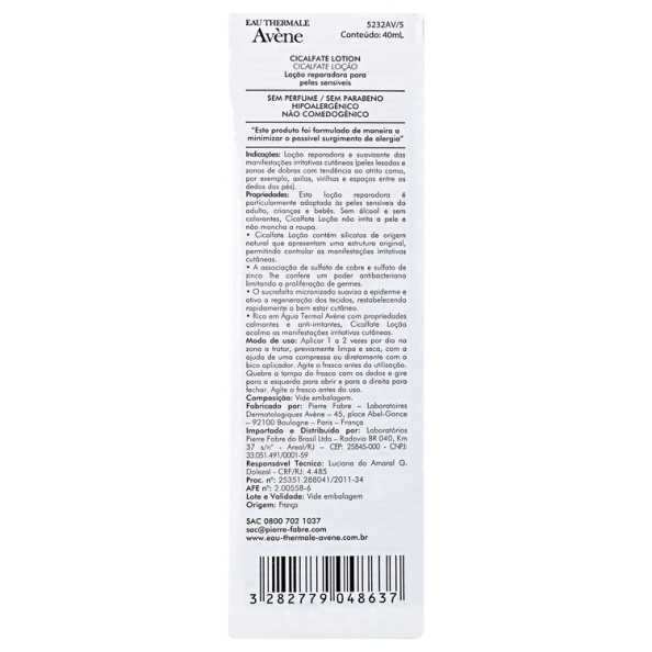 Avène Cicalfate Lotion - Loção Regeneradora 40ml