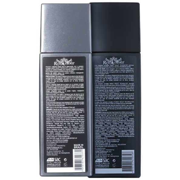 Sweet Hair Kiss Me Platinum Silver Duo Kit (2 Produtos)