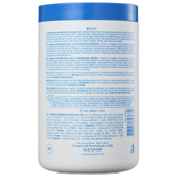 Alfaparf Rigen Restore System Ultra Restructuring Conditioner Mask - Máscara de Tratamento 1000ml