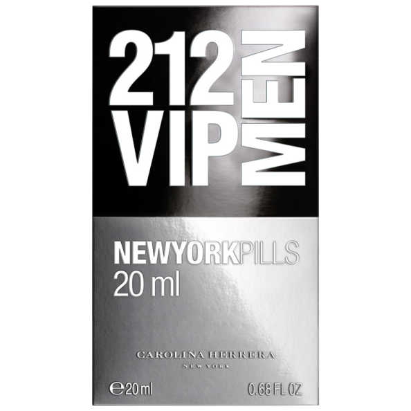 212 VIP Men Pills Carolina Herrera Eau de Toilette - Perfume Masculino 20ml