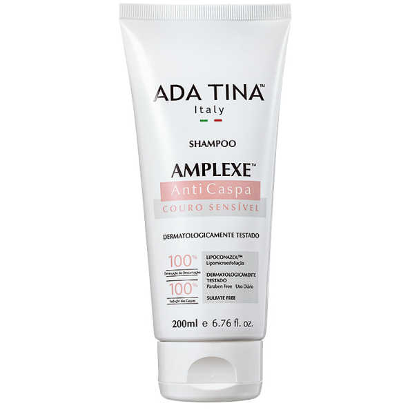 Ada Tina Amplexe Anticaspa Couro Sensível - Shampoo 200ml