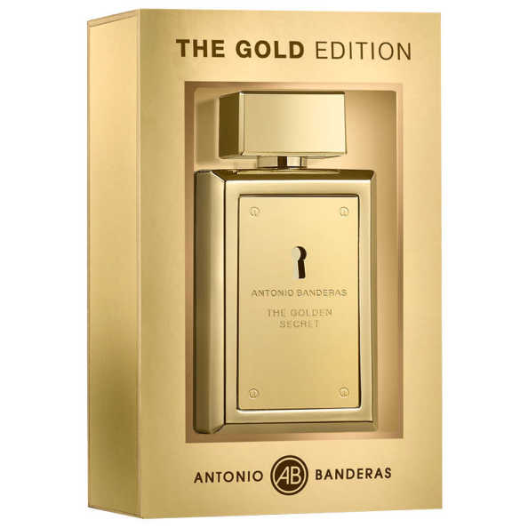 Perfume The Golden Secret EDT Gold Edition Collector - Edição Limitada Masculino 100ml Antonio Banderas