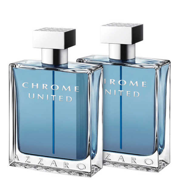 Conjunto Chrome United Azzaro Masculino - Eau de Toilette 2x30ml