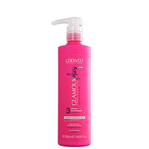 Cadiveu Glamour Plus - Passo 3 - Máscara de Tratamento 500ml