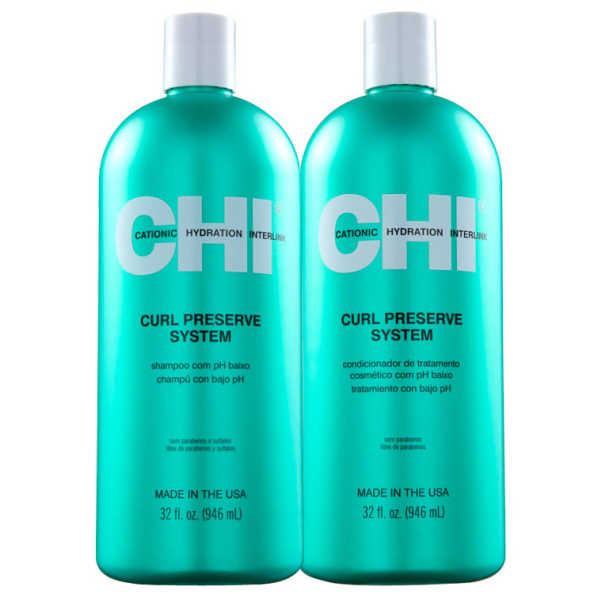 CHI Curl Preserve System Salon Duo Kit (2 Produtos)