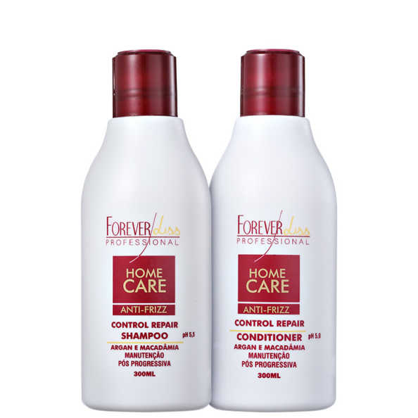 Forever Liss Professional Home Care Anti-Frizz Pós-Progressiva Kit (2 Produtos)