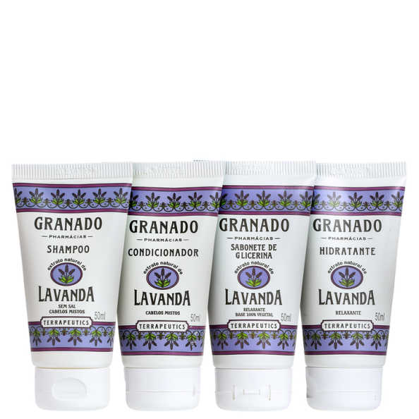 Kit Banho Granado Terrapeutics Lavanda (4 produtos)