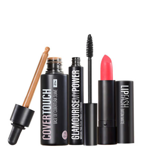 Kit Océane Femme Cover Touch 4 Glamourise Lip Fash Apocalips (3 produtos)