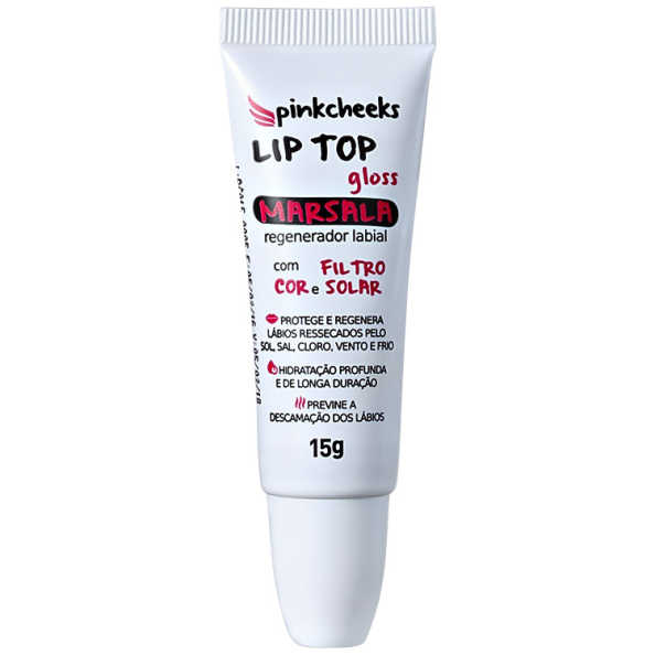Pink Cheeks Lip Top Gloss - Hidratante Labial 15g