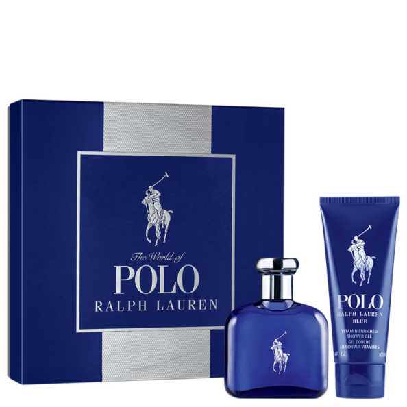 Conjunto Polo Blue Ralph Lauren Masculino - Eau de Toilette 75ml + Gel de Banho 100ml