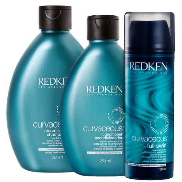 Redken Curvaceous Full Swirl Kit (3 Produtos) Beleza na 
