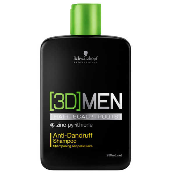 Schwarzkopf Professional 3D Men Anti-Dandruff - Shampoo 250ml