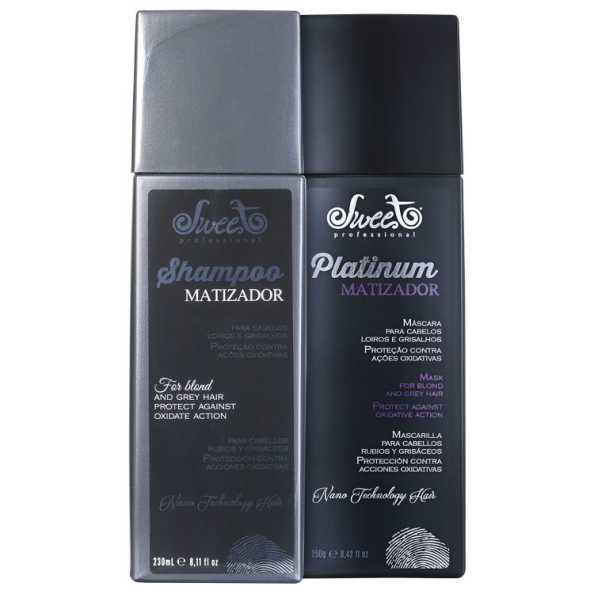 Sweet Hair Kiss Me Platinum Silver Duo Kit (2 Produtos)
