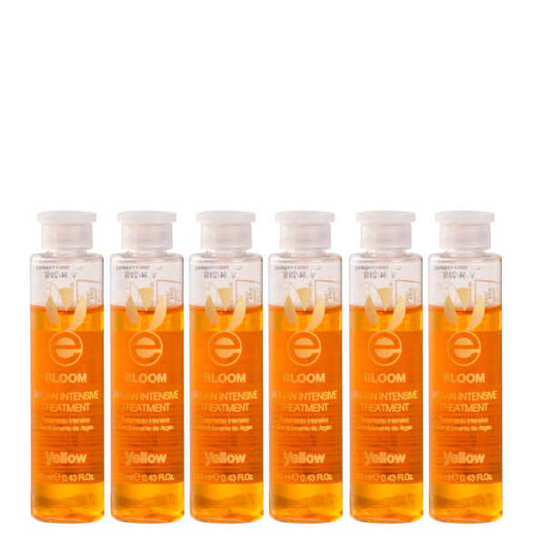 Yellow Bloom Argan Intensive Treatment - Ampola de Tratamento 6x13ml