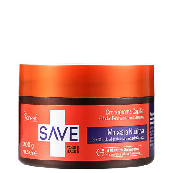 Yenzah Save Cronograma Capilar Nutritiva - Máscara 300g